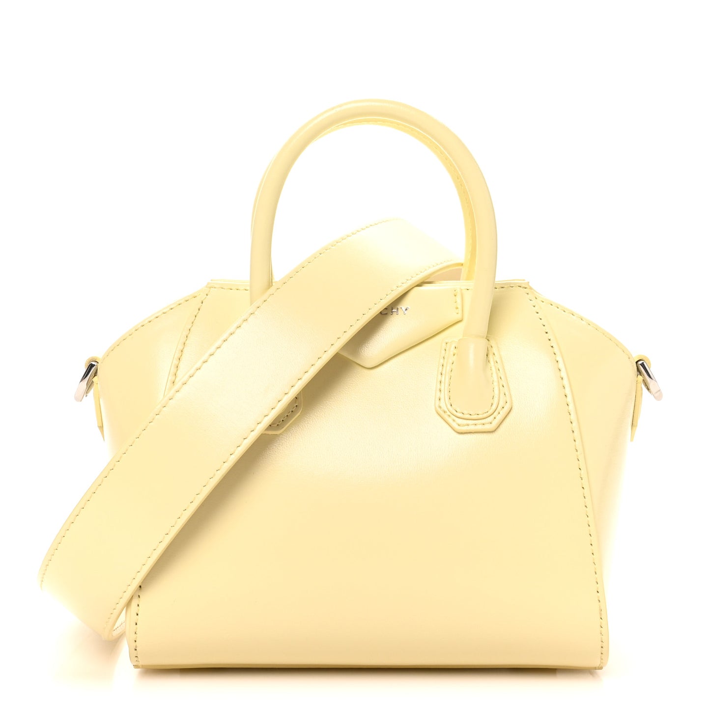Box Calfskin Toy Antigona Soft Yellow Natural Beige