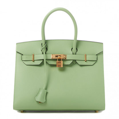 Hermes Epsom Sellier Birkin 30 Vert Criquet 1 of 32