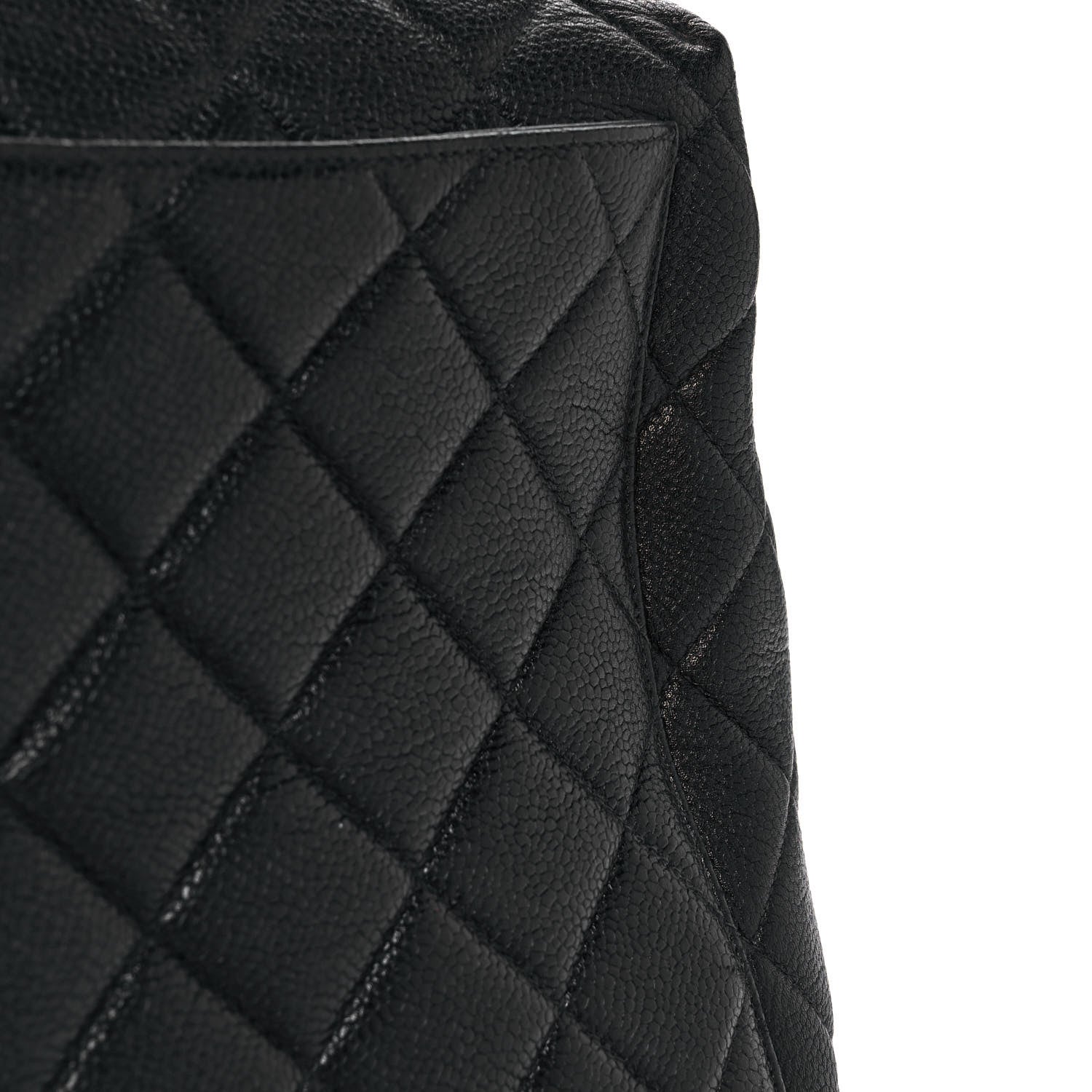 Chanel Caviar Quilted Jumbo Kelly Flap Black 13 of 13