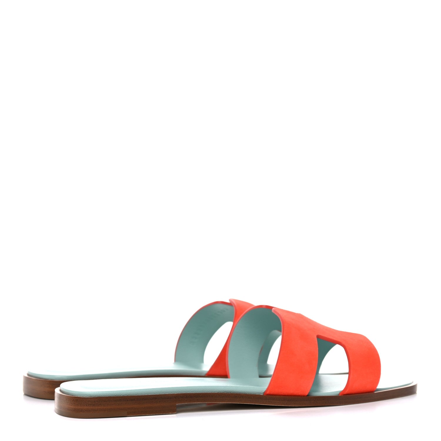 Hermes Suede Goatskin Oran Sandals 39 Rose Sorbet 4 of 10