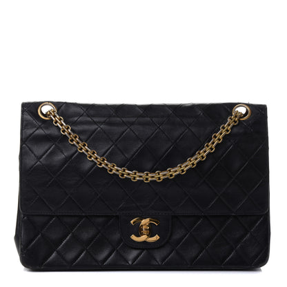 Chanel Lambskin Quilted Medium Bijoux Chain Double Flap Black 1 of 4