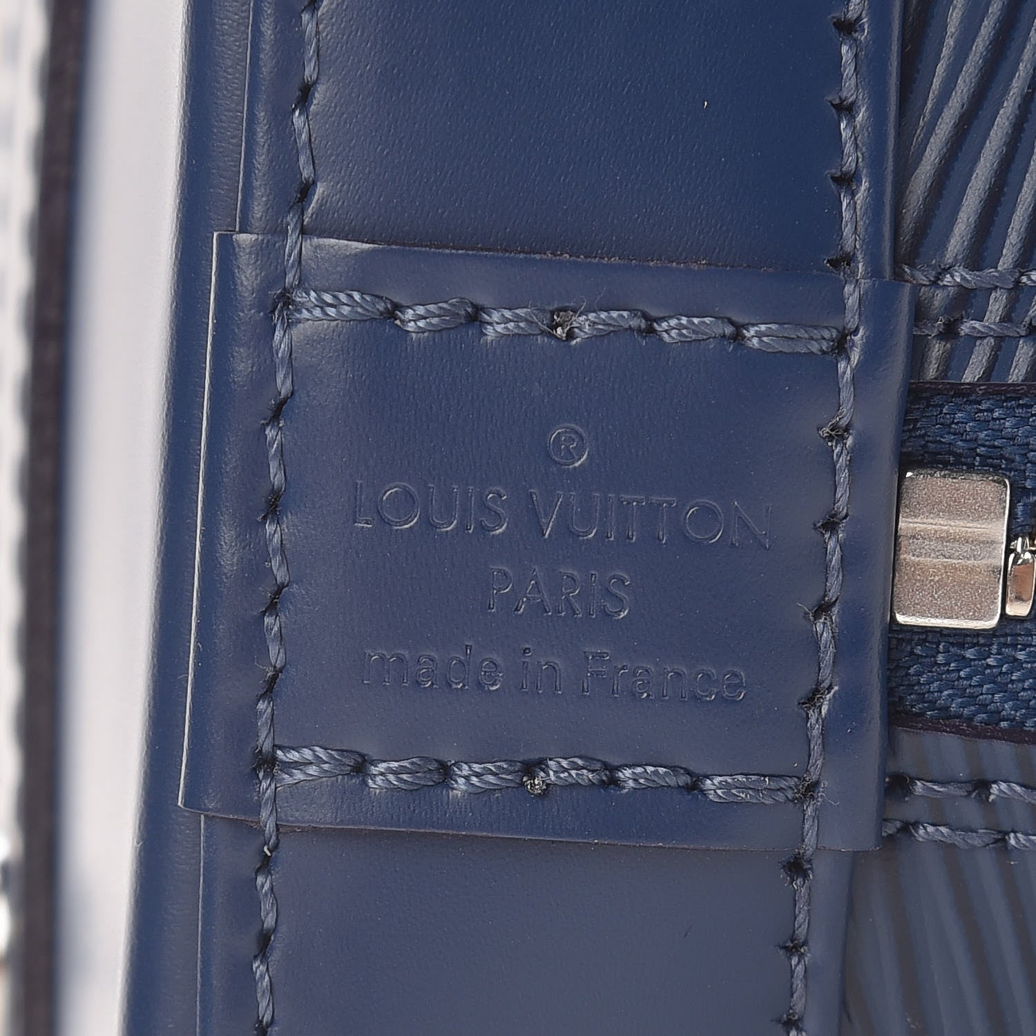 Louis Vuitton Epi Alma BB Indigo 7 of 11