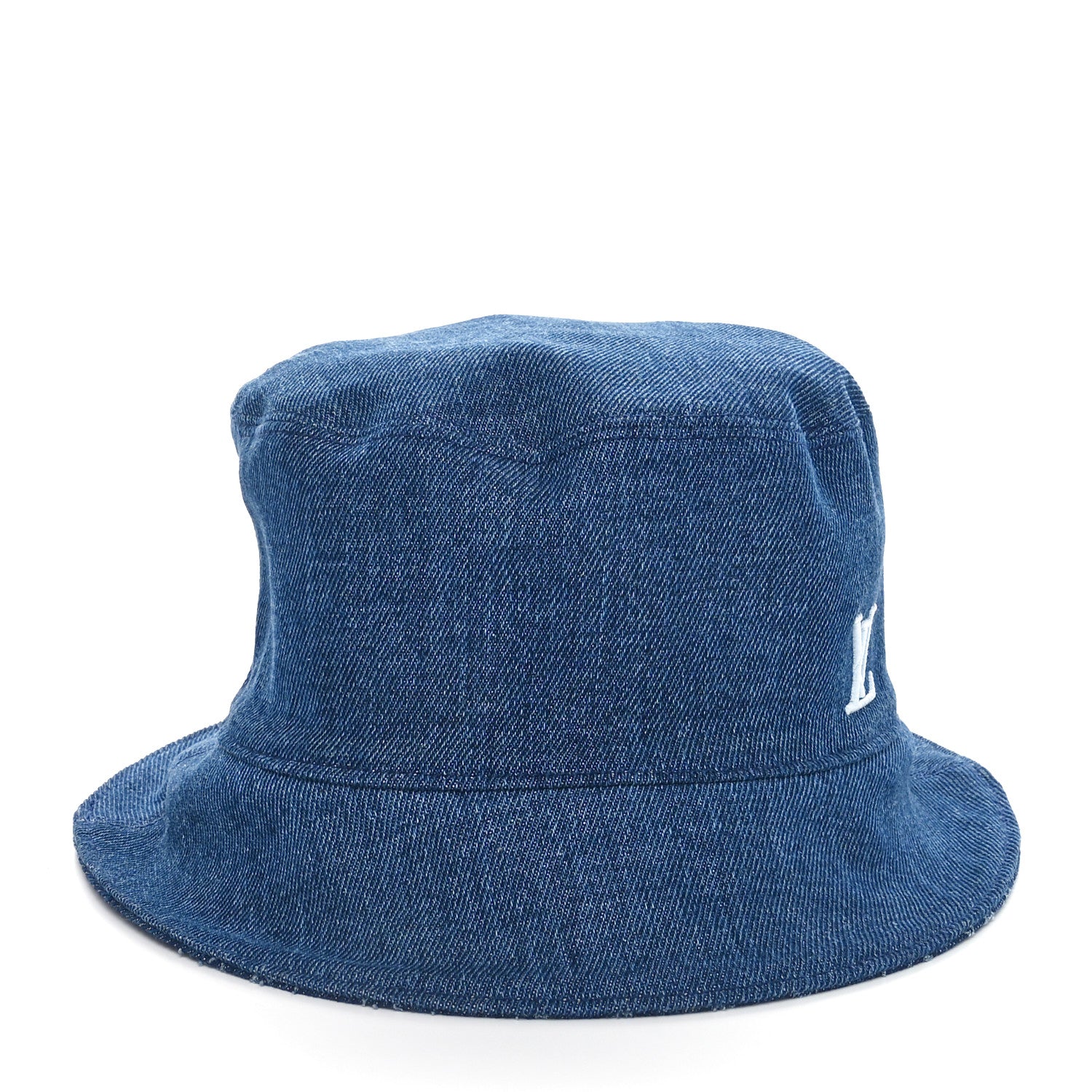 Louis Vuitton Monogram Denim Reversible Everyday Bucket Hat M Blue 14 of 17