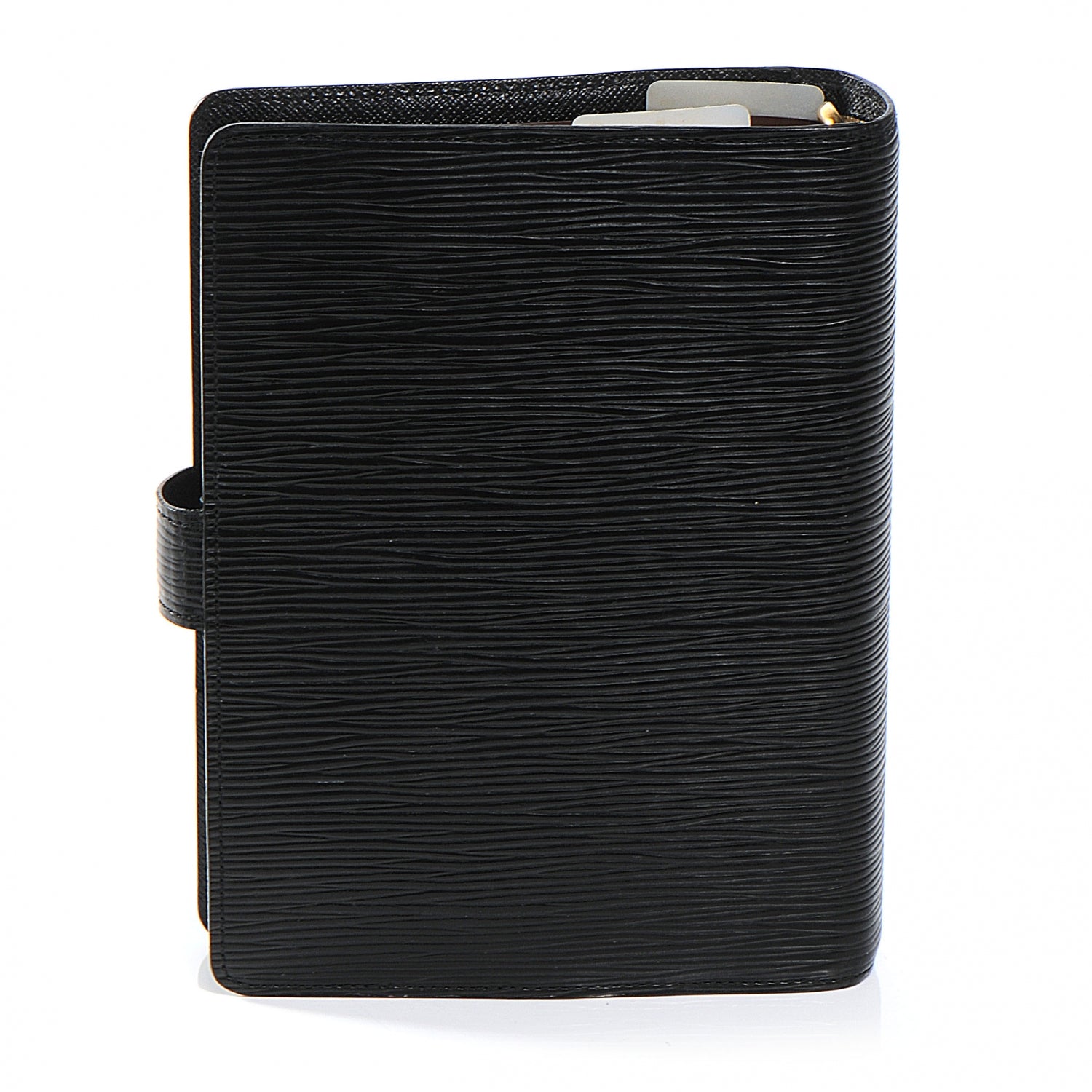 Louis Vuitton Epi Medium Ring Agenda Black 6 of 6