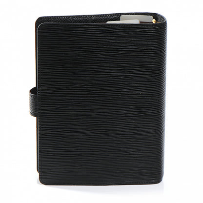 Louis Vuitton Epi Medium Ring Agenda Black 6 of 6