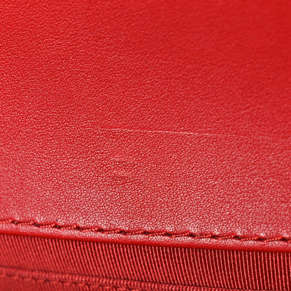 Chanel Lambskin Quilted Medium Top Handle Boy Flap Red 10 of 10