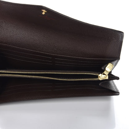 Louis Vuitton Damier Ebene Sarah Wallet NM 5 of 8