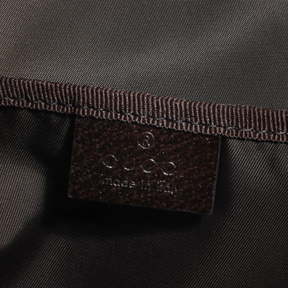 Gucci Monogram Natural Pigskin Large Diaper Bag Beige Ebony Cocoa Dark Chocolate 7 of 8