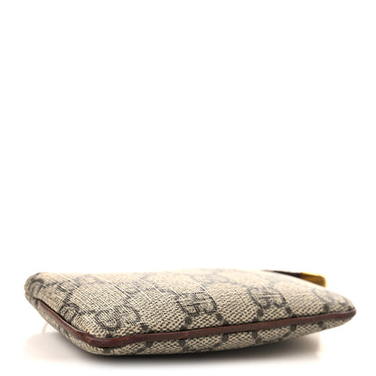 Gucci GG Supreme Monogram Key Case Beige Ebony Cuir 4 of 7