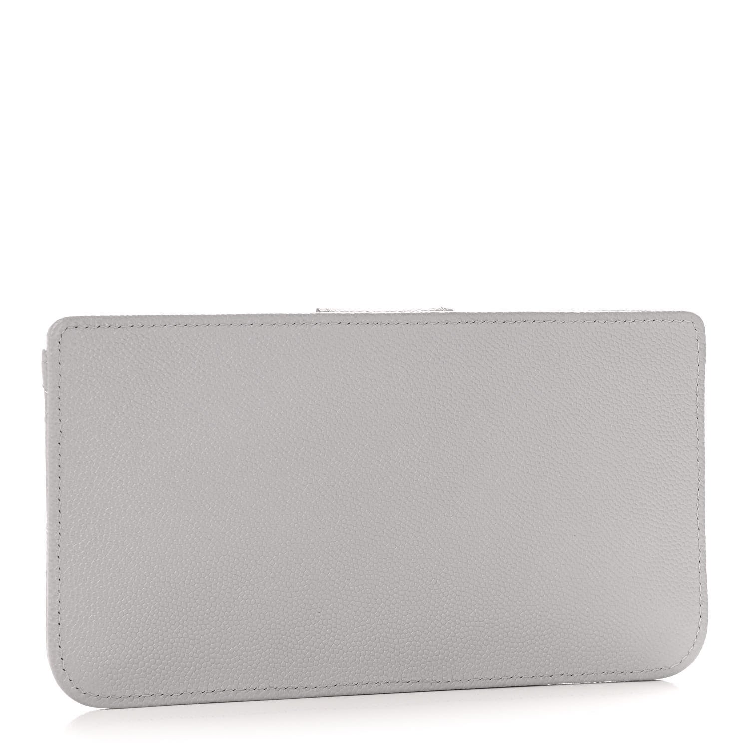 Chanel Caviar Quilted Phone Holder Wallet on Removable Chain Insert Grey 3 of 7