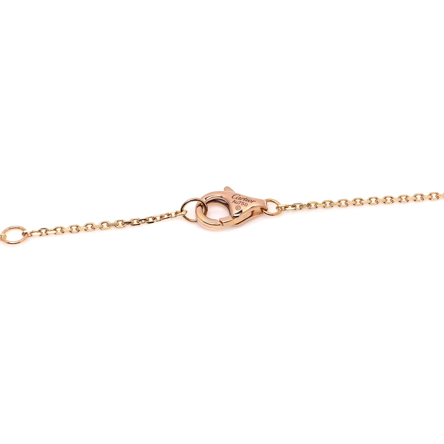 18K Pink Yellow White Gold Pink Spinel Trinity Pendant Necklace