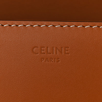 Celine Shiny Calfskin Triomphe Shoulder Bag Tan 6 of 10