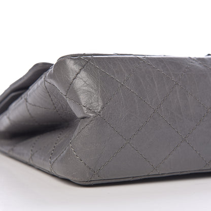 Chanel Aged Calfskin Quilted 2.55 Reissue 226 Flap Dark Grey 9 of 11