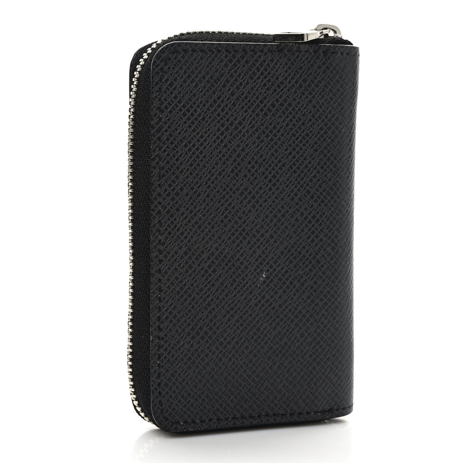 Louis Vuitton Taiga Zippy Coin Purse Vertical Black 3 of 6