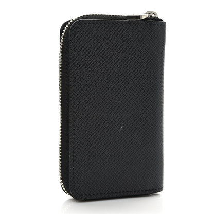 Louis Vuitton Taiga Zippy Coin Purse Vertical Black 3 of 6