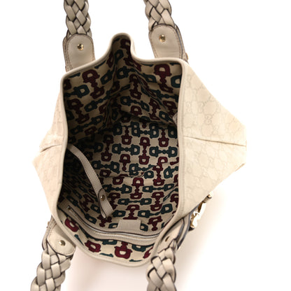 Gucci Guccissima Small Pelham Shoulder Bag Off White 5 of 10