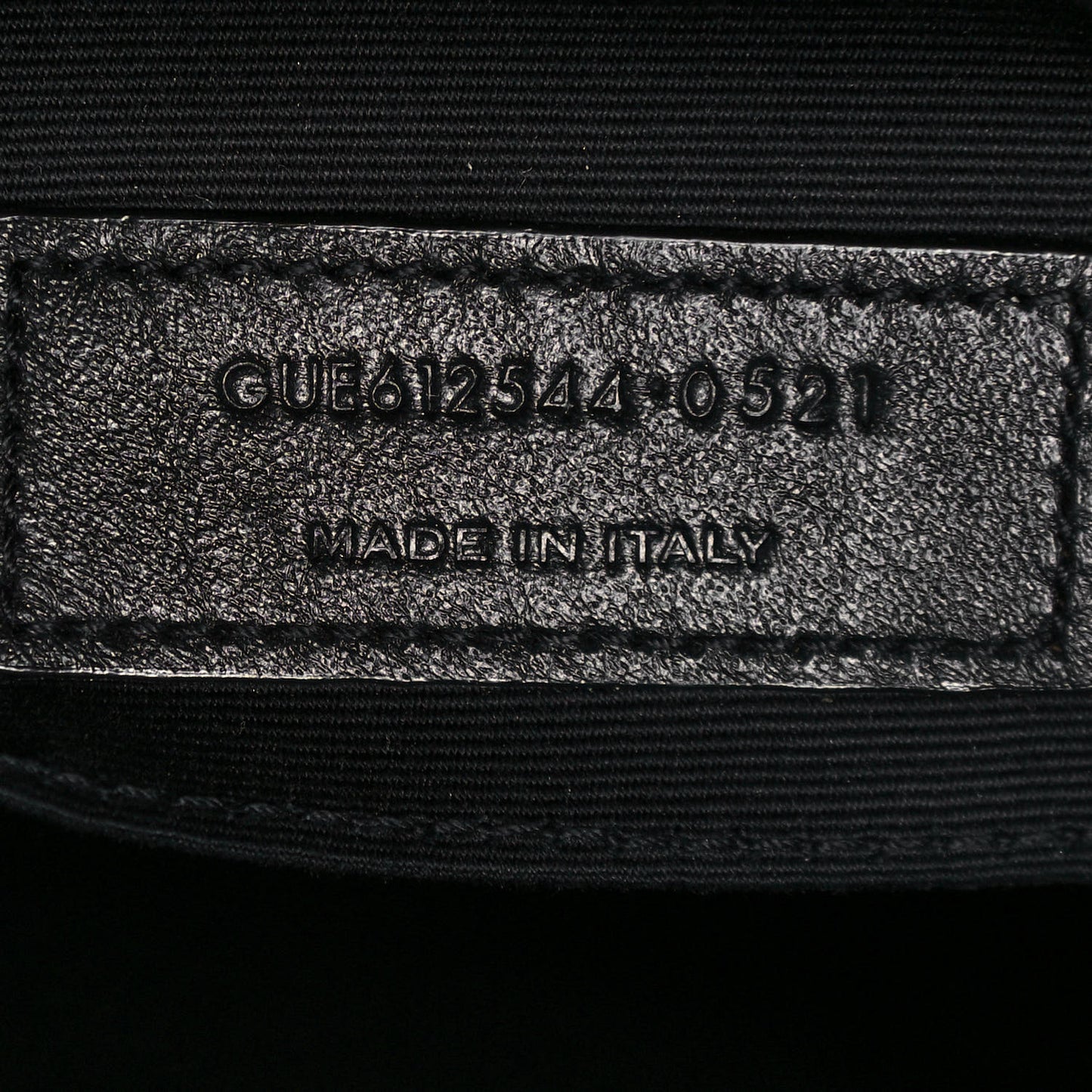 Calfskin Matelasse Monogram Lou Camera Bag Black