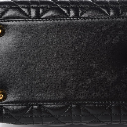 Christian Dior Lambskin Cannage Large Lady Dior Black 11 of 11