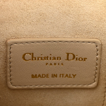 Christian Dior Lambskin Cannage Micro Lady Dior Vanity Case Beige 6 of 11