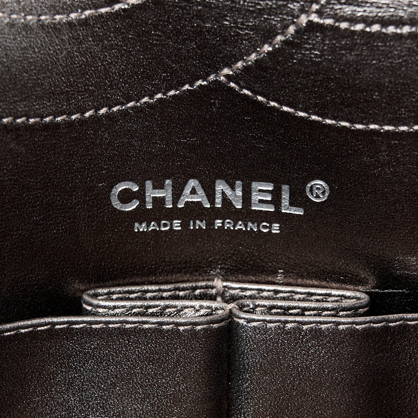Metallic Aged Calfskin Quilted 2.55 Reissue 227 Flap Pewter
