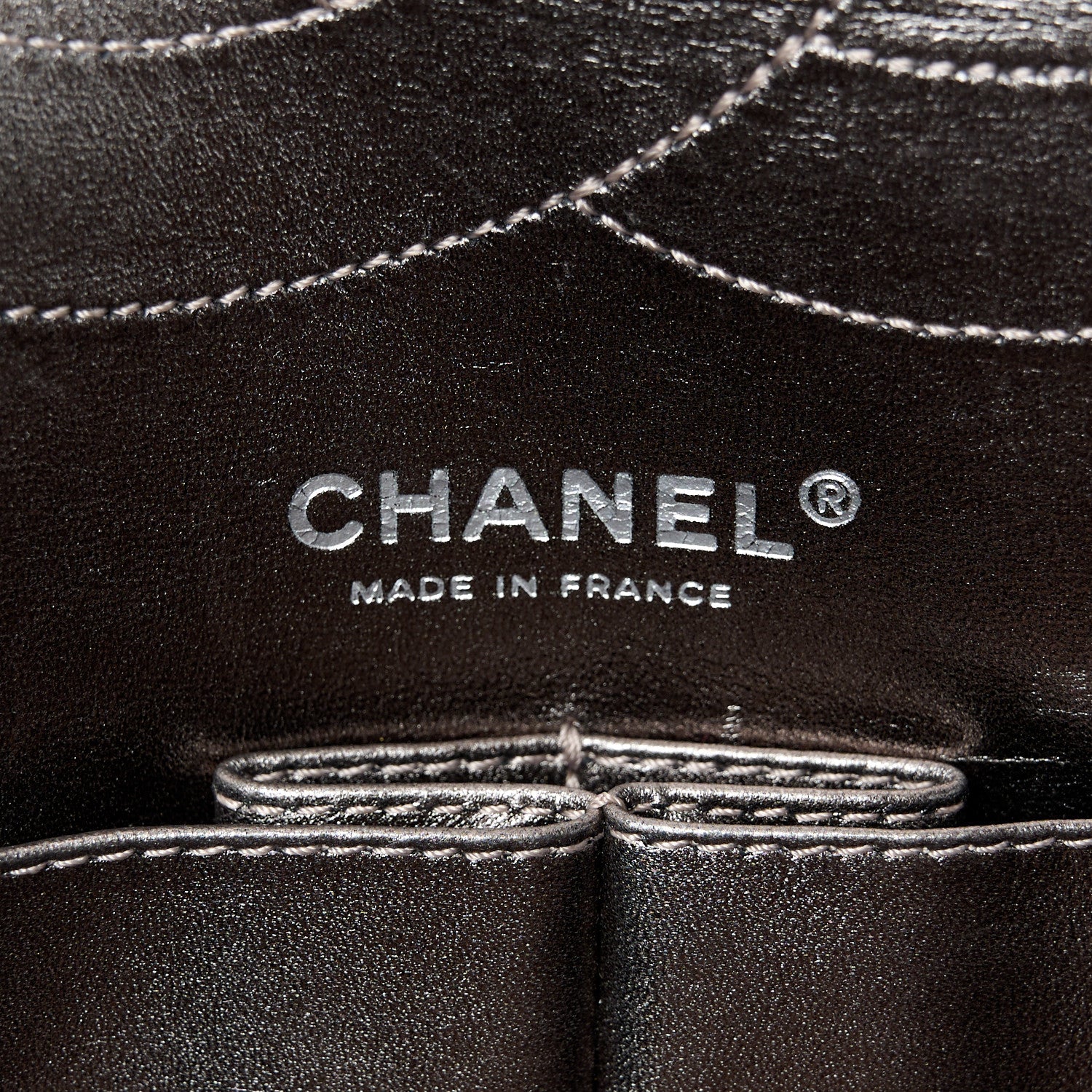 Chanel Metallic Aged Calfskin Quilted 2.55 Reissue 227 Flap Pewter 6 of 10