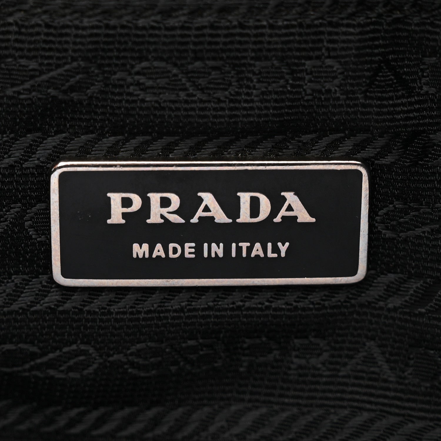 Prada Tessuto Nylon Rose Shoulder Bag Black Rosso 7 of 11