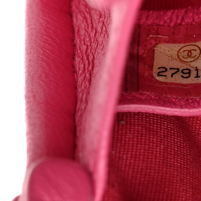 Chanel Tweed PVC Lambskin Key Pouch Pink 7 of 9