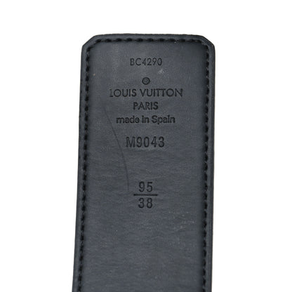 Louis Vuitton Monogram Eclipse Taigarama 40mm LV Initiales Reversible Belt 95 38 Black 5 of 5