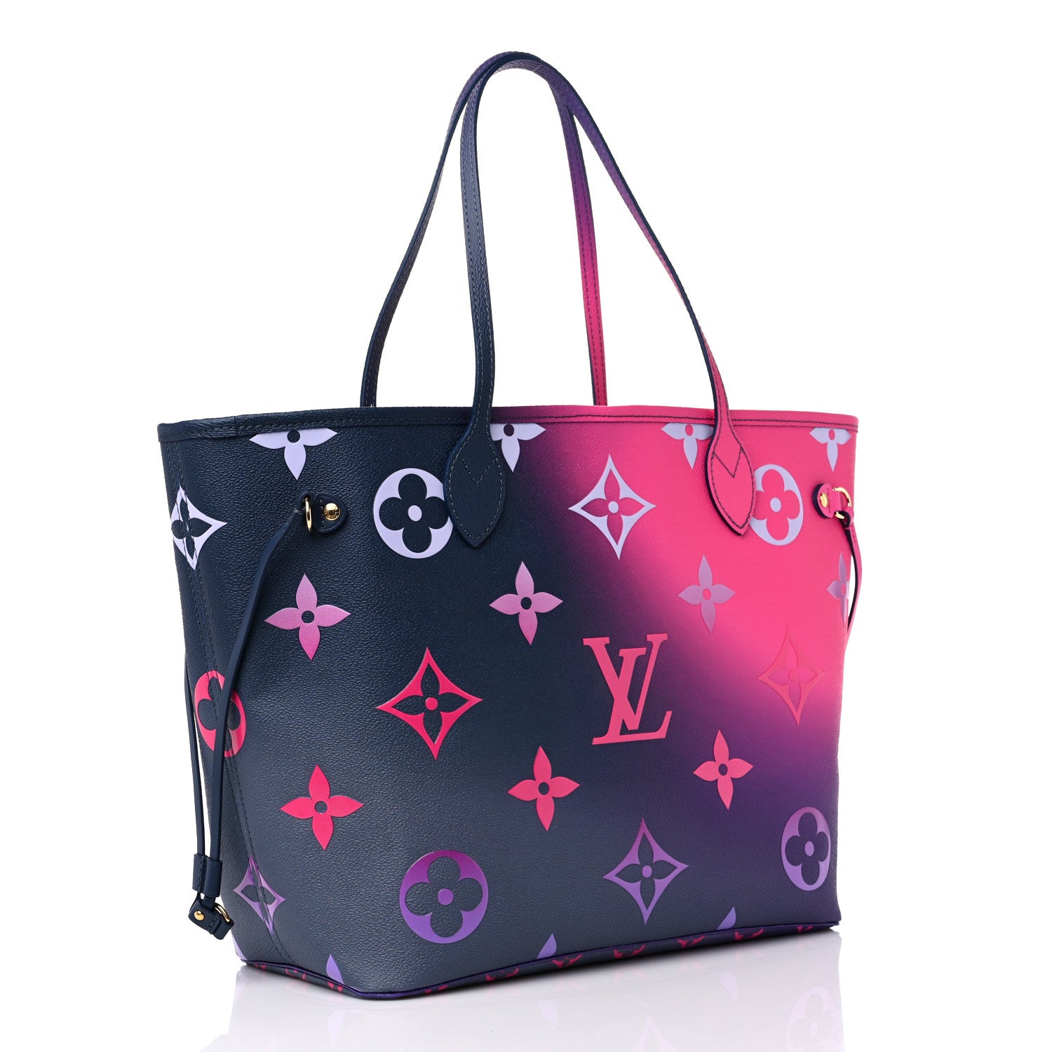 Louis Vuitton Monogram Giant Spring In The City Neverfull MM Midnight Fuchsia 4 of 9