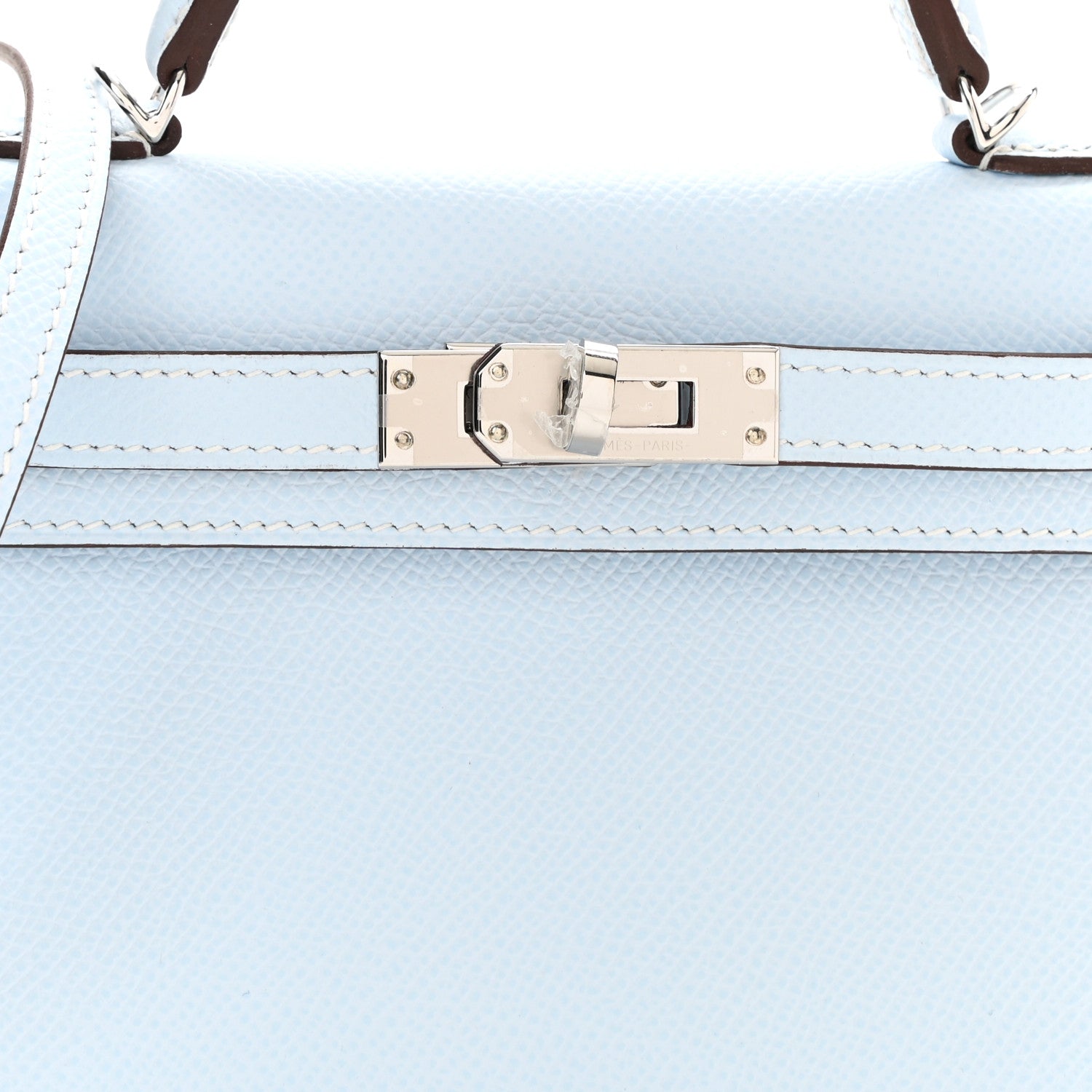 Hermes Epsom Mini Kelly Sellier 20 Bleu Brume 8 of 11