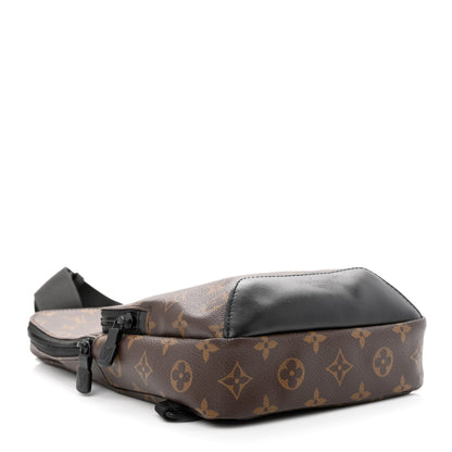 Louis Vuitton Monogram Macassar Avenue Sling Bag 4 of 10