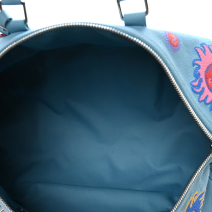 Louis Vuitton LV X YK Taurillon Monogram Keepall Bandouliere 50 Blue Multicolor 4 of 8