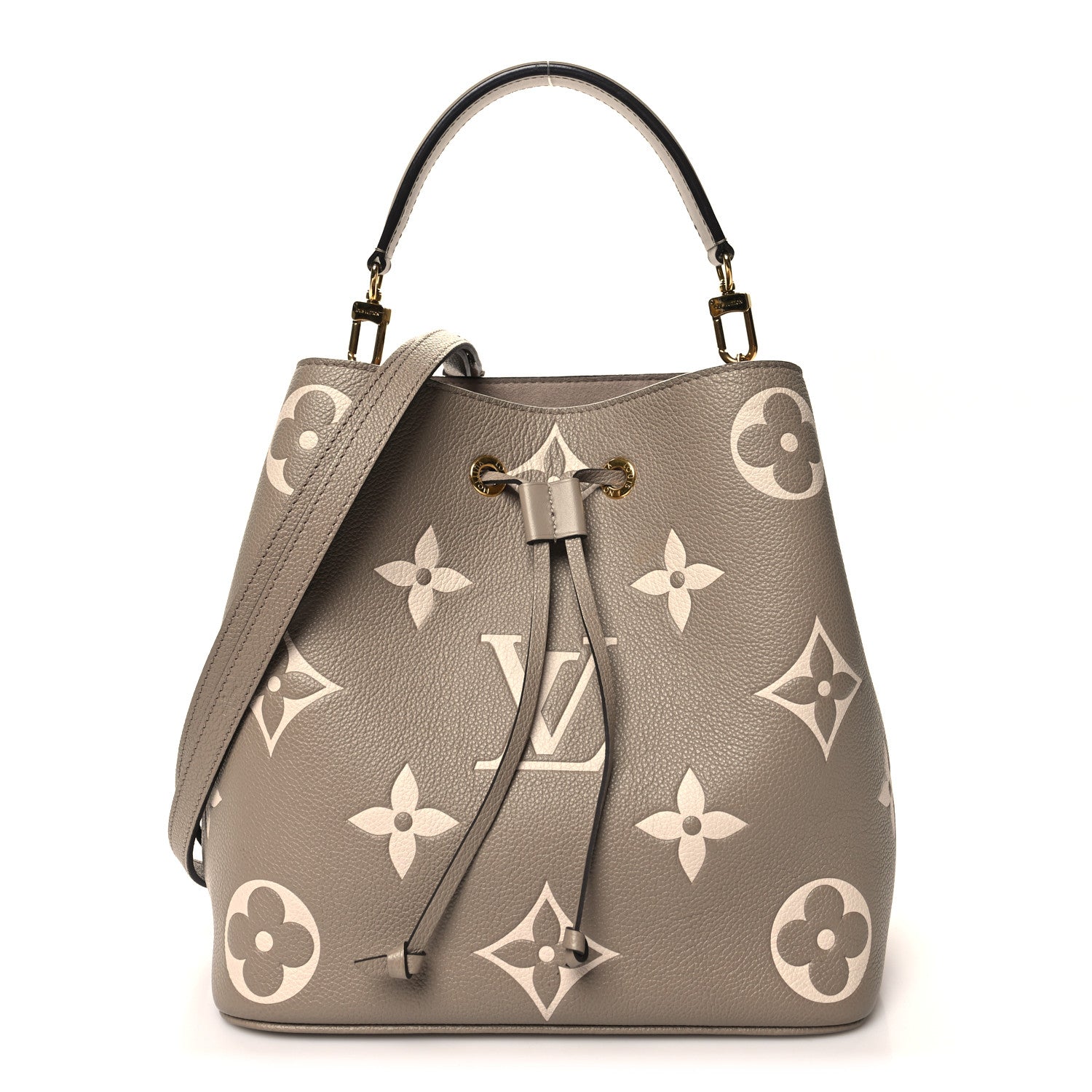 Louis Vuitton Empreinte Monogram Giant Neonoe MM Tourterelle Creme 1 of 12