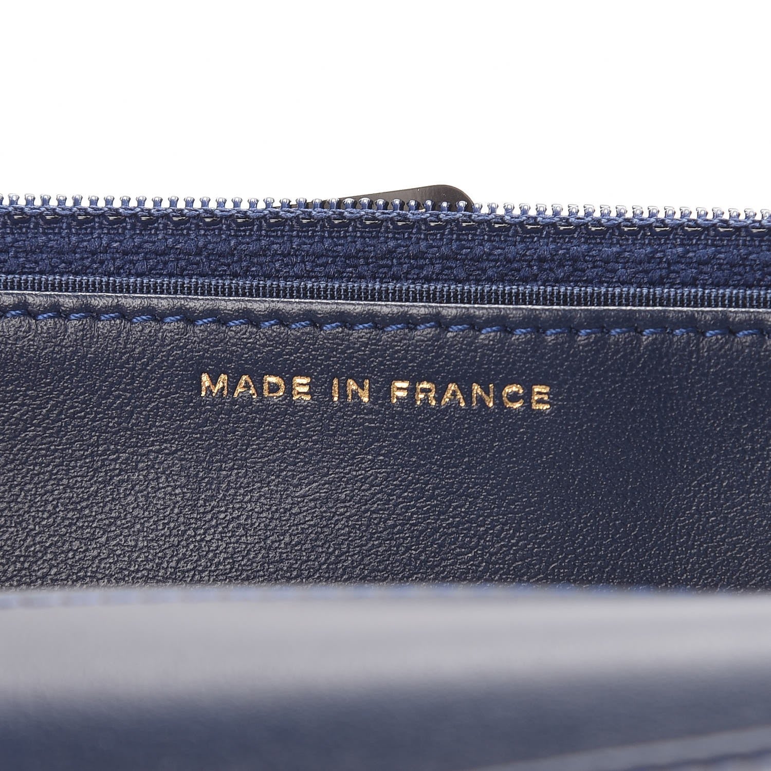 Chanel Caviar Quilted Boy Wallet On Chain WOC Navy 7 of 9