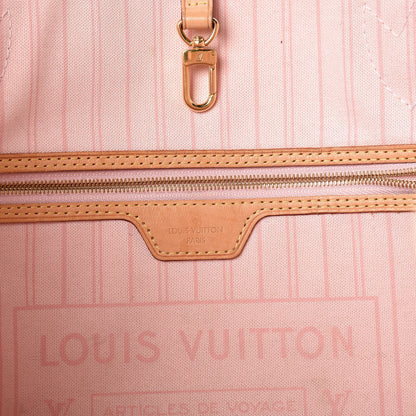 Louis Vuitton Damier Azur Neo Neverfull GM Rose Ballerine 6 of 11