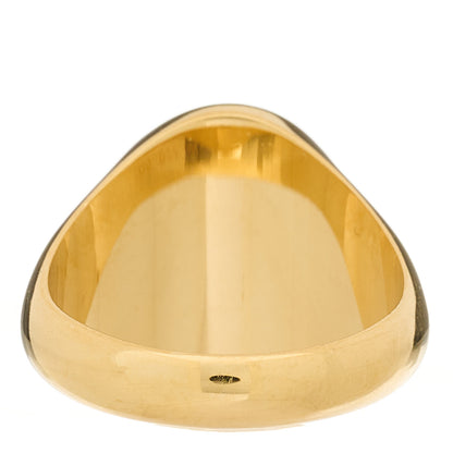 Foundrae 18K Yellow Gold Diamond Reverie Signet Ring 53 6.5 5 of 6