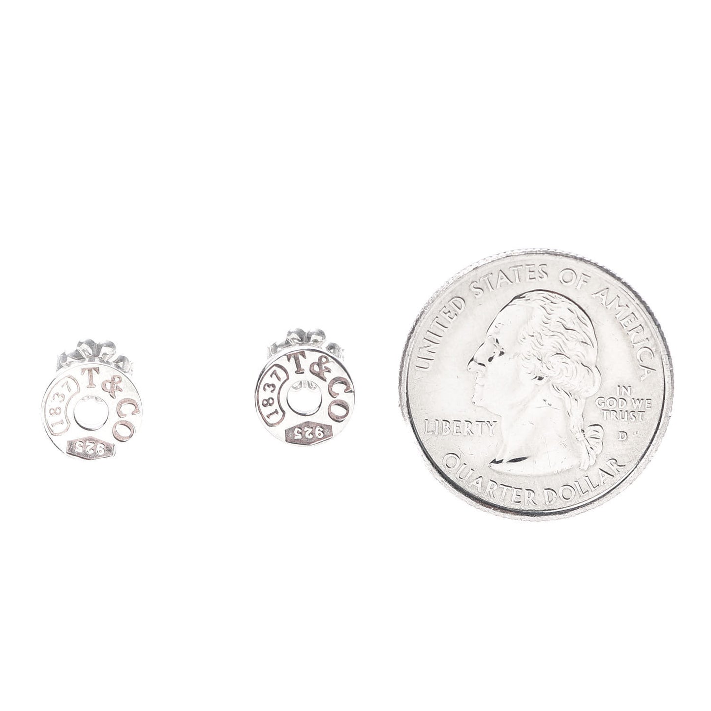 Sterling Silver 1837 Circle Earrings