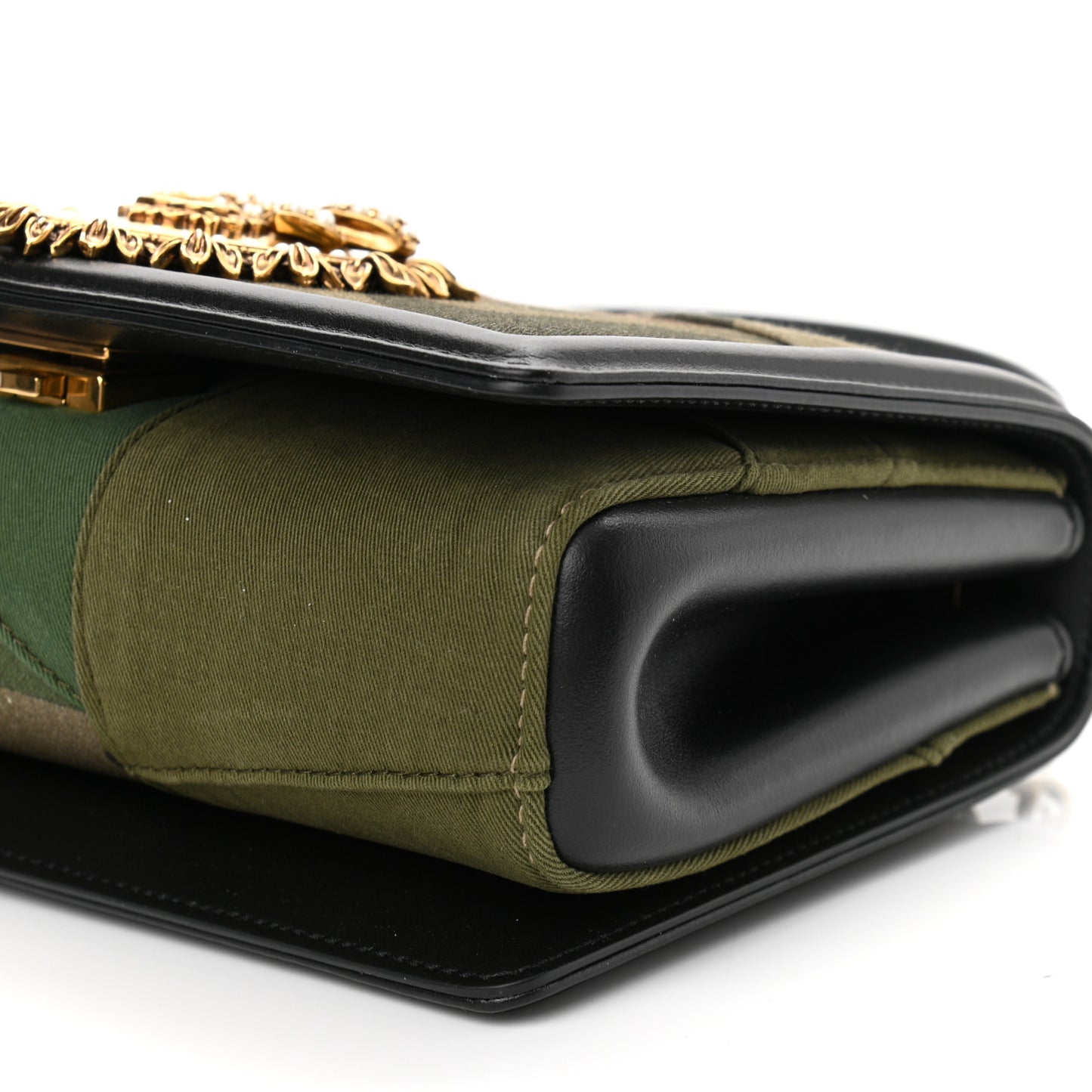 Calfskin Camouflage Pattern Medium Devotion Crossbody Bag