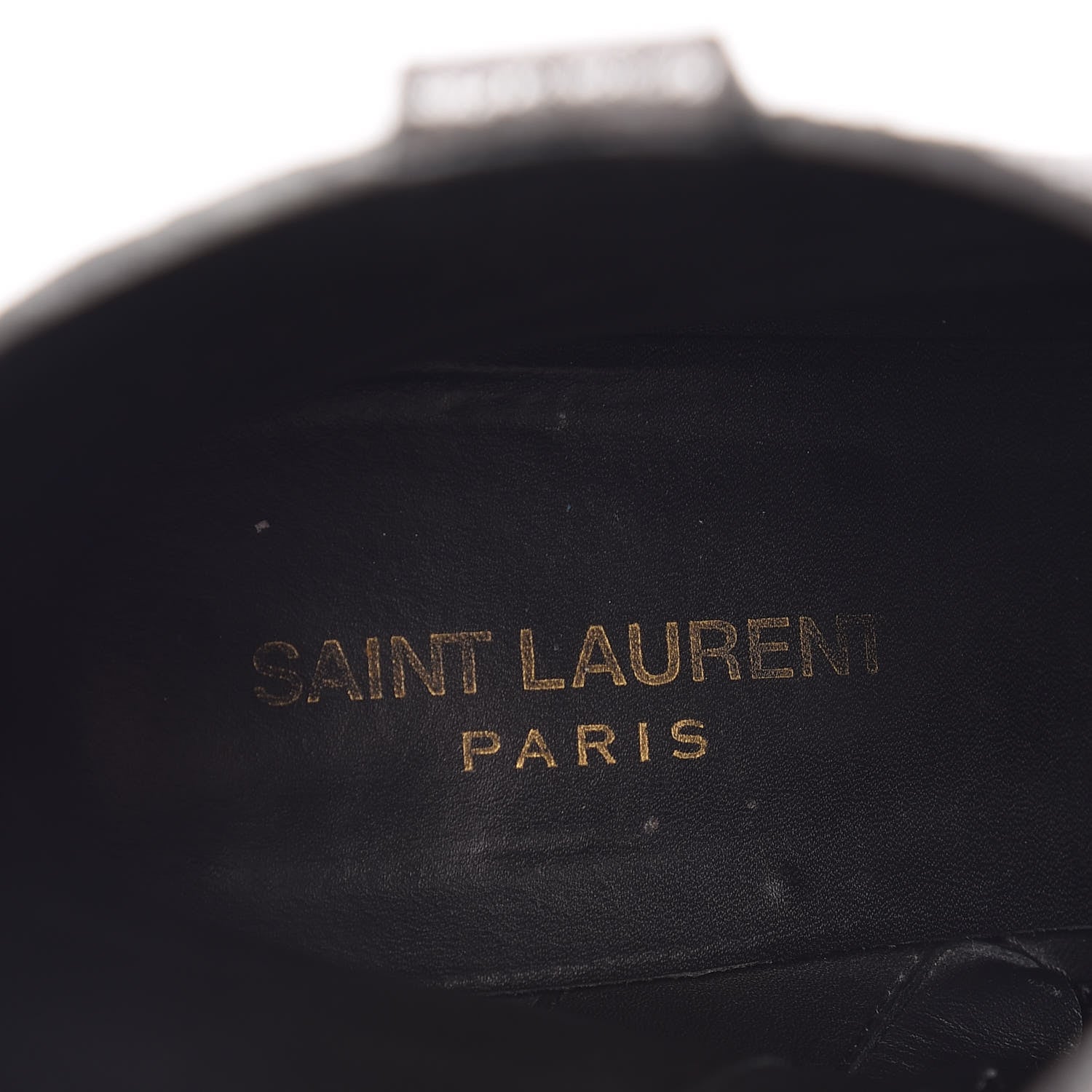 Saint Laurent Metallic Suede Curtis Ankle Boots 39 Dark Silver 8 of 22