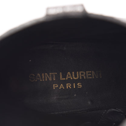 Saint Laurent Metallic Suede Curtis Ankle Boots 39 Dark Silver 8 of 22