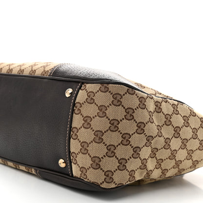 Gucci Monogram Large Princy Tote Dark Brown 10 of 11