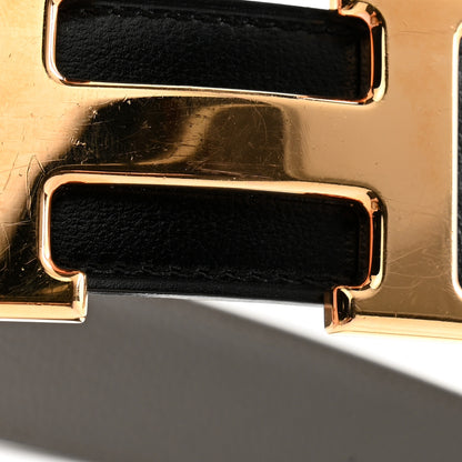 Hermes Box Togo 32mm H Belt 75 30 Black Etain 6 of 7