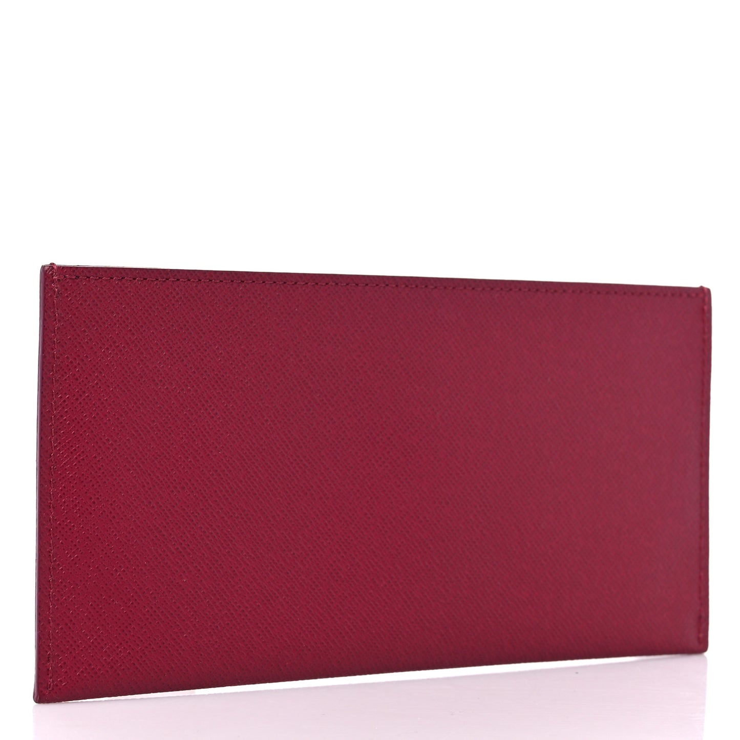 Calfskin Felicie Card Holder Insert Fuchsia