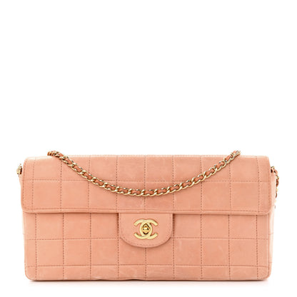 Chanel Lambskin East West Chocolate Bar Flap Beige 1 of 12
