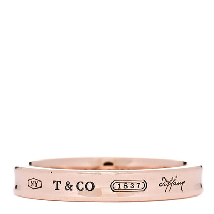 Tiffany Rubedo Narrow 1837 Band Ring 65 11 1 of 4
