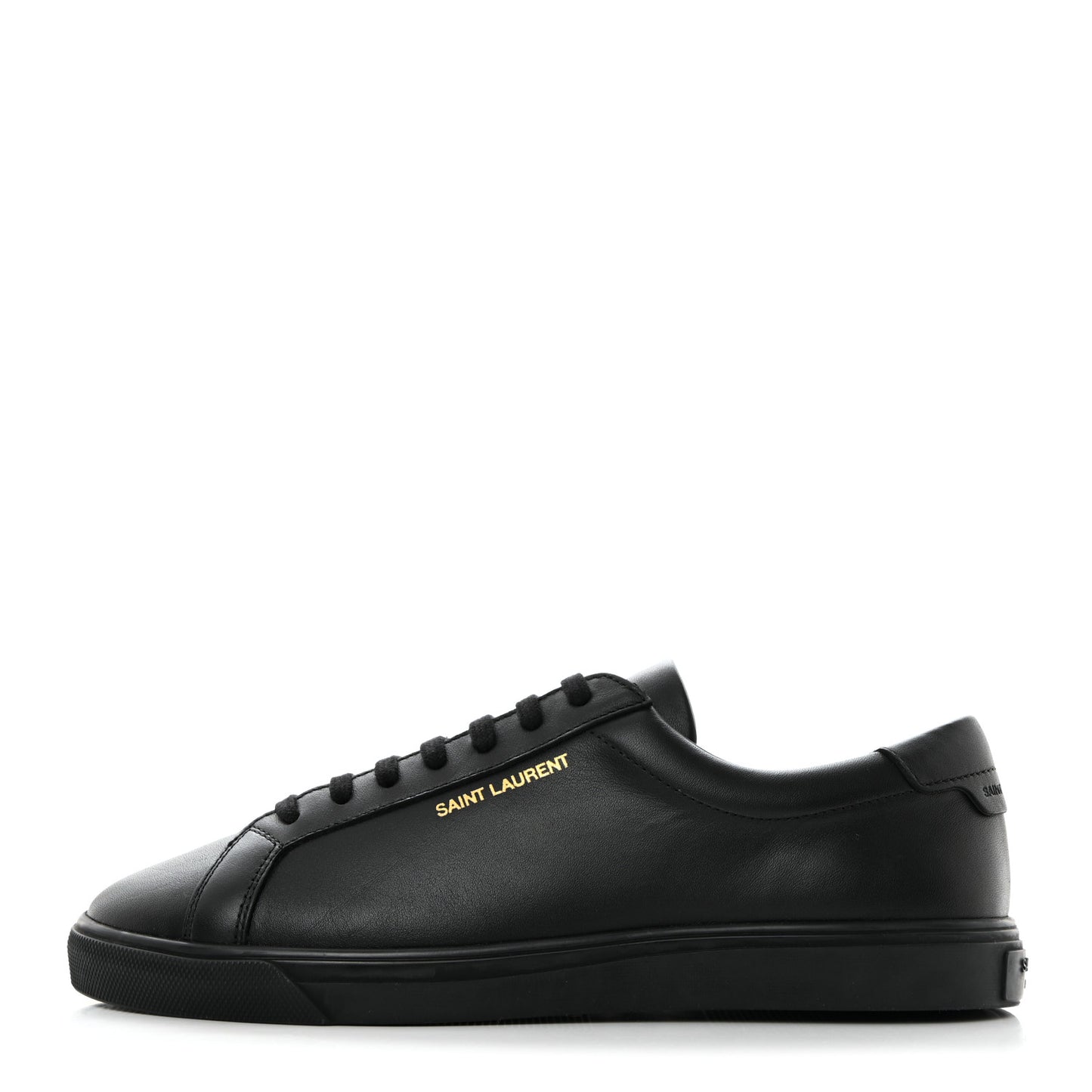 Calfskin Andy Low Top Sneakers 39 Black