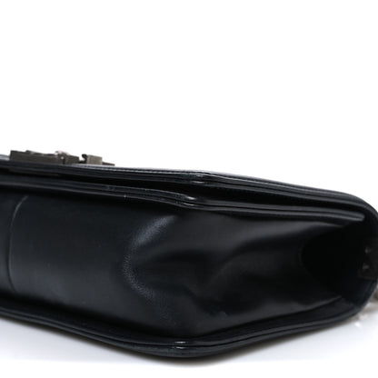 Chanel Lambskin Quilted Medium Boy Flap Black 10 of 13