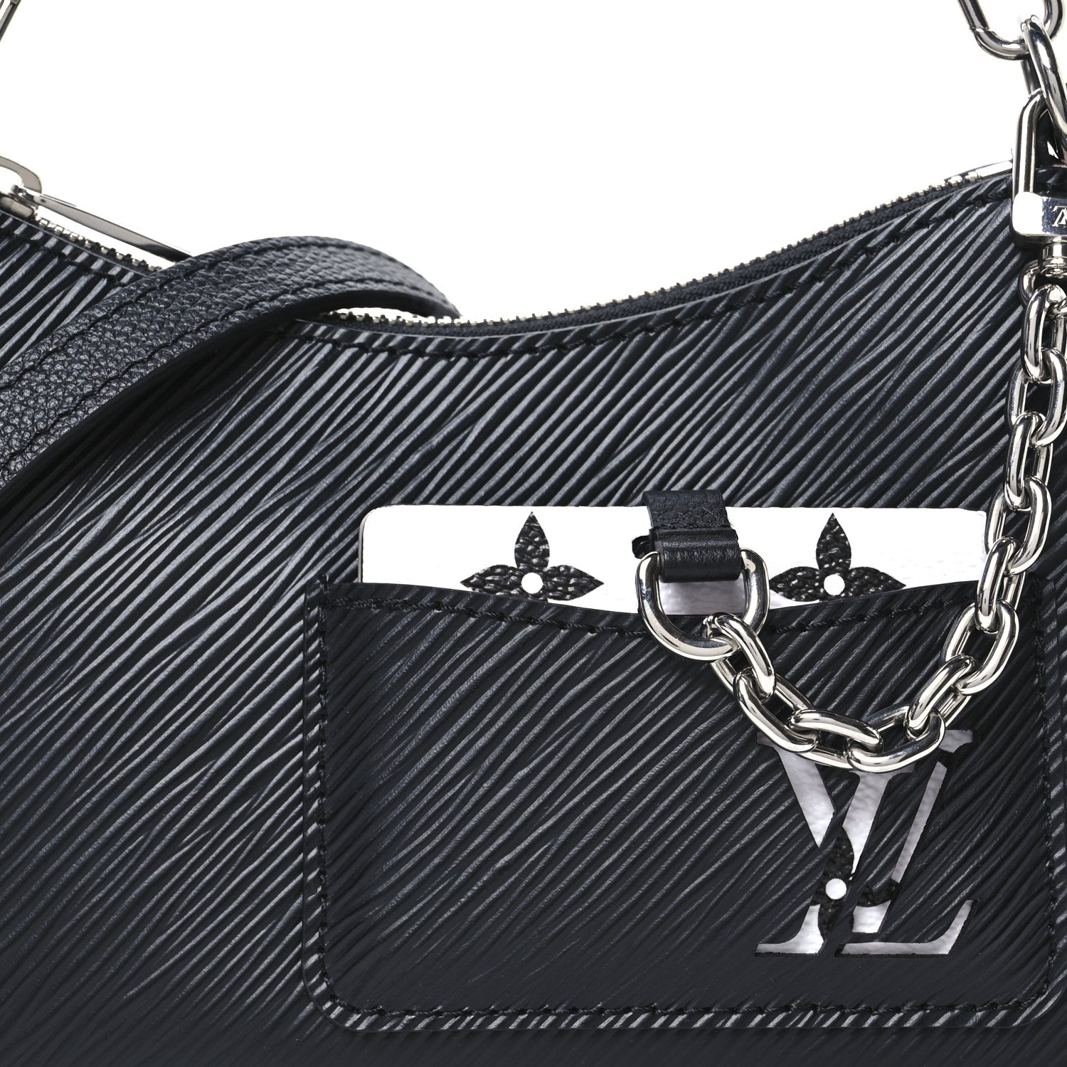 Louis Vuitton Epi Marellini Black 8 of 10