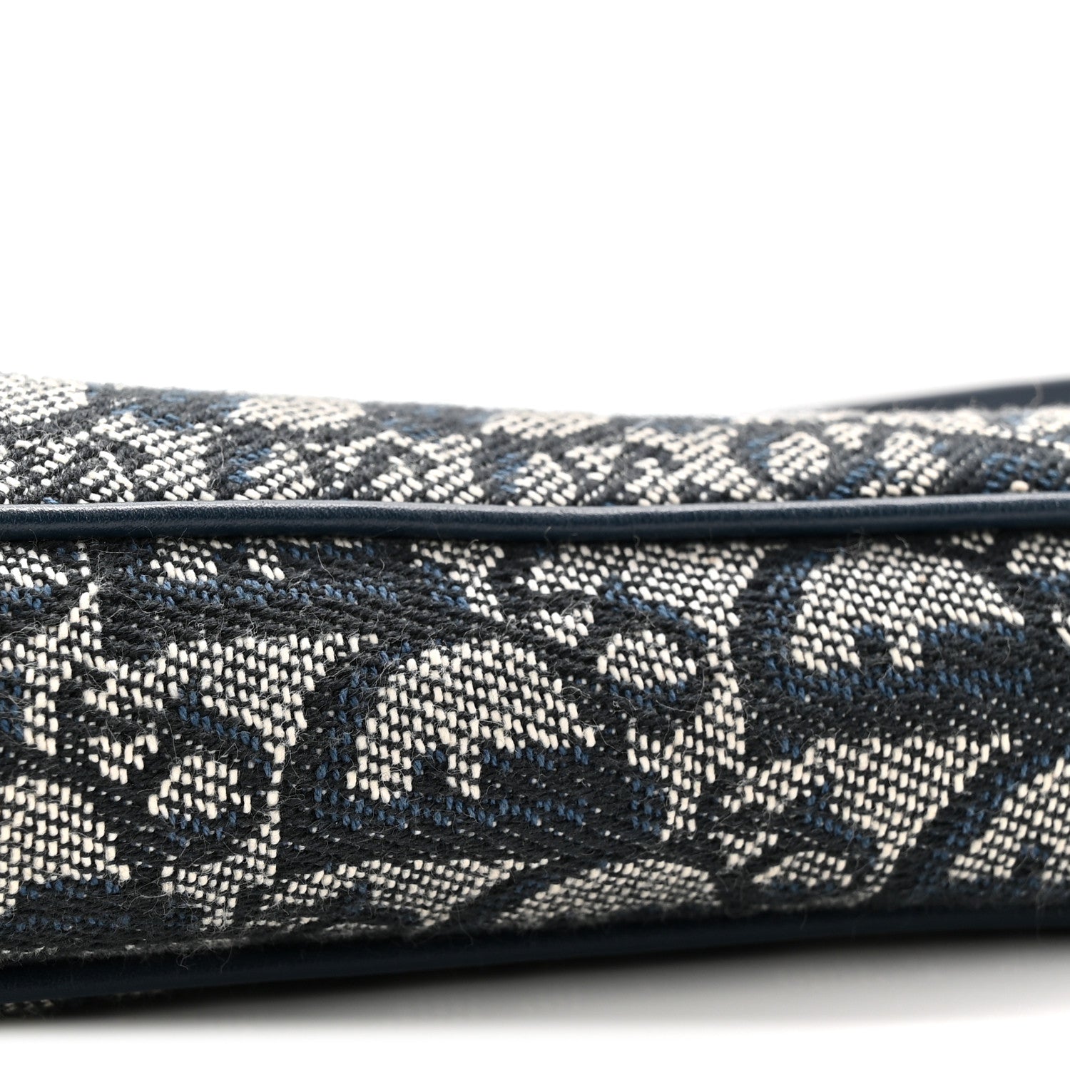 Christian Dior Monogram Mini Saddle Pochette Navy 10 of 10