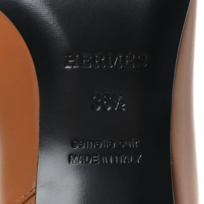 Hermes Calfskin Decouverte 50 Ankle Boots 36.5 Beige Dore 7 of 9